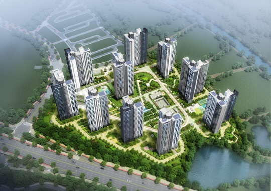 오산세교 한신더휴 조감도.<한신공영 제공>